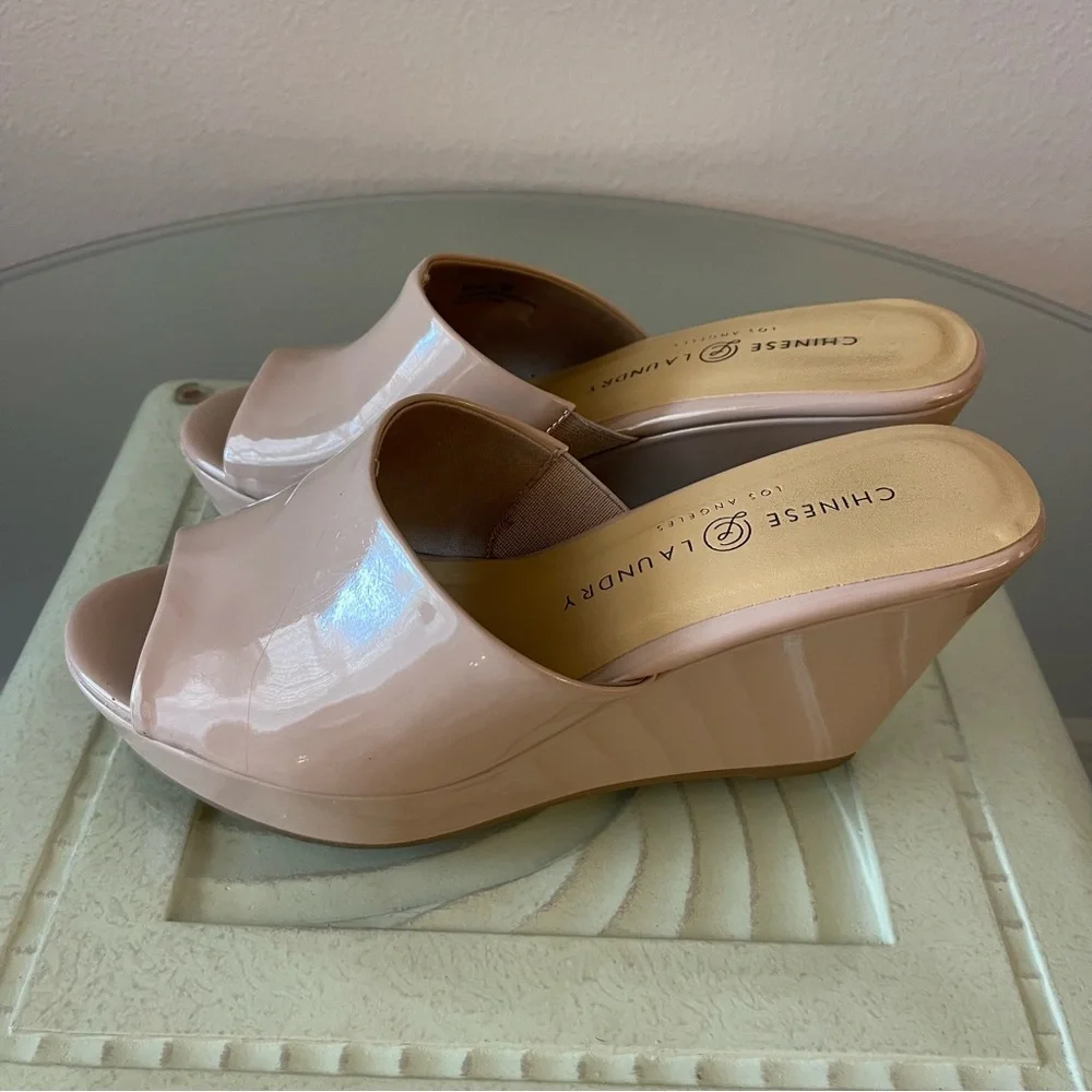 Chinese Laundry Mule Shoes Naked Color SZ 7 - Picture 1 of 10